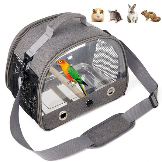 33x26x24cm Portable Foldable Birdcage Oxford Cloth Hamster Rabbit Squirrel Pet Outing Bag-Reluova