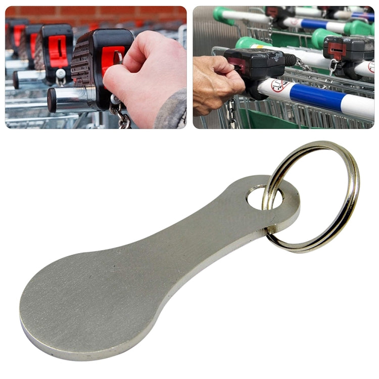 Metal Key Ring Shopping Trolley Tokens Removable Shopping Trolley Keys ÎҵÄÉ̵ê