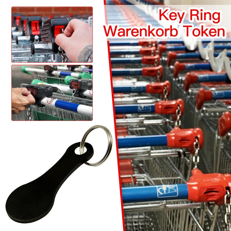 Metal Key Ring Shopping Trolley Tokens Removable Shopping Trolley Keys ÎҵÄÉ̵ê