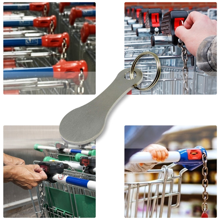 Metal Key Ring Shopping Trolley Tokens Removable Shopping Trolley Keys ÎҵÄÉ̵ê