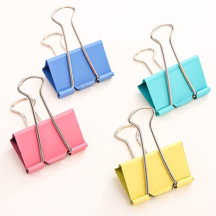 Deli  24pcs /Box 41mm Long Tail Ticket Clip Metal Dovetail Clip My Store