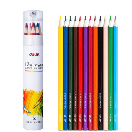 Del  Colored Pencil Set Oil-based Color Lead Painting Supplies