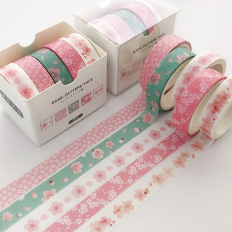 5rolls /Box 3m Washi DIY Decoration Handbook Tape Set My Store