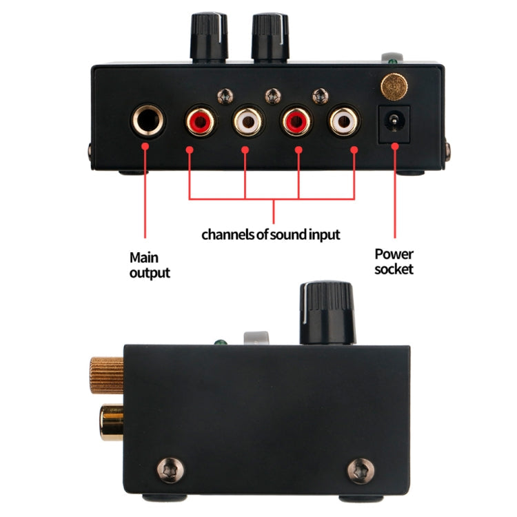 Vinyl Record Player Preamplifier, US Plug