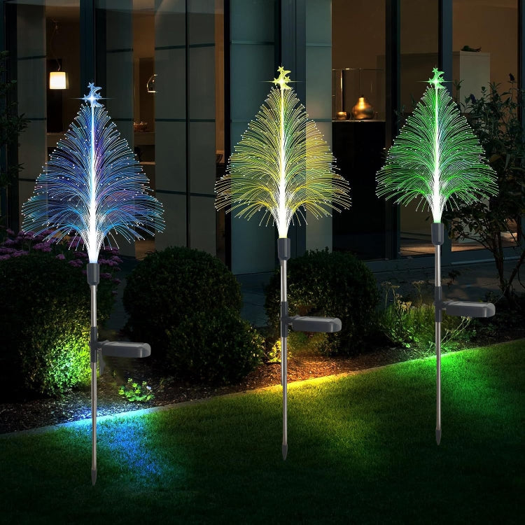 Christmas Tree Solar Light Outdoor Atmosphere Lighting Outdoor Waterproof Glowing Festival Decorative Lamp