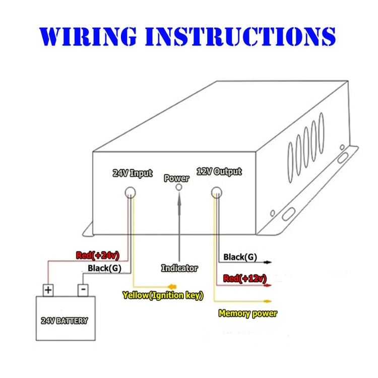 Car Audio Subwoofer Modification Cigarette Lighter Plug Power Converter Buck