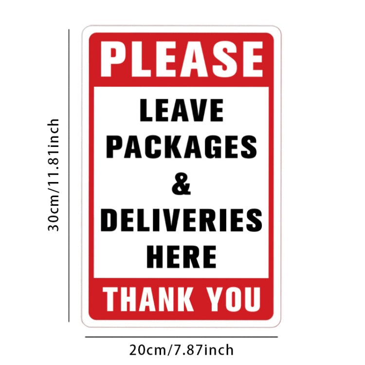 Leave Packages Here Wall Sticker PVC Sticker My Store