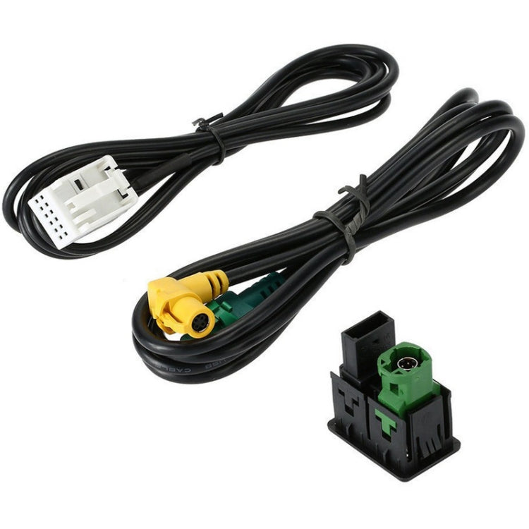 For Magotan New Touran Modified VW CD Player RCD510/310+/300+USB Switch Base+Wiring Harness