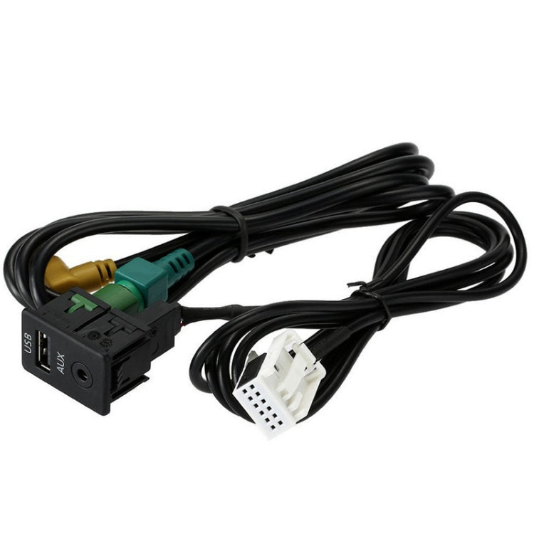 For Magotan New Touran Modified VW CD Player RCD510/310+/300+USB Switch Base+Wiring Harness