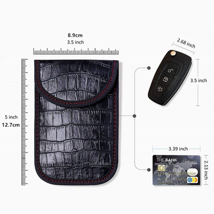 RFID Crocodile Pattern Car Shielding Key Case NFC Anti-Theft Shield Card Package ÎҵÄÉ̵ê