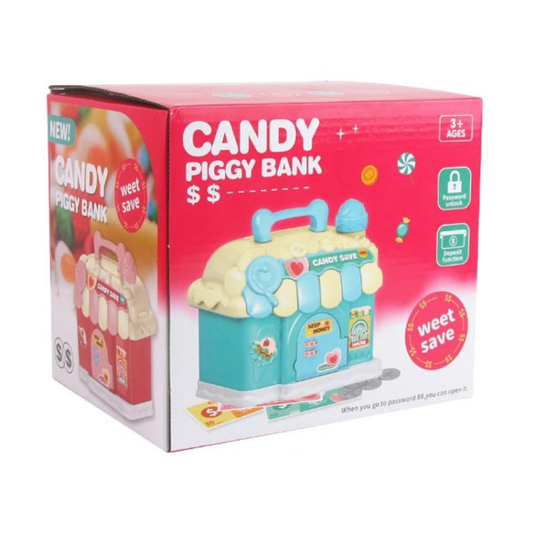 Candy House Childrens Cartoon Coin Bank Small House Savings Jar Toys