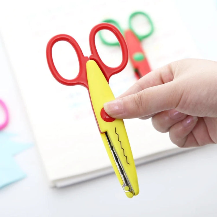 10pcs 5 Inch Children Safety Lace Scissors Kindergarten Fun DIY Photo Album Cutter