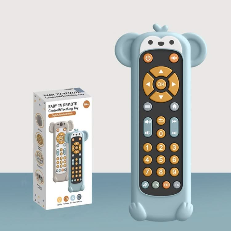 Baby Simulation TV Remote Control Music Toy with Light and Sound 3 Language Mode Reluova