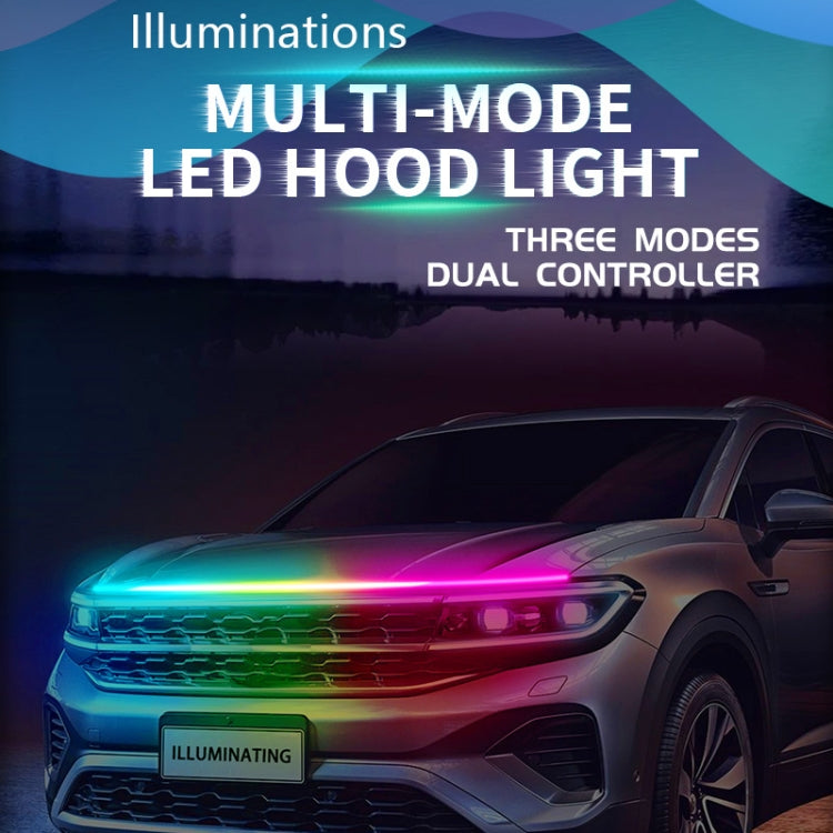 Car LED Streamer Phantom Running Lights Voice-Controlled Rhythmic Atmosphere Light With Turn Signals ÎҵÄÉ̵ê