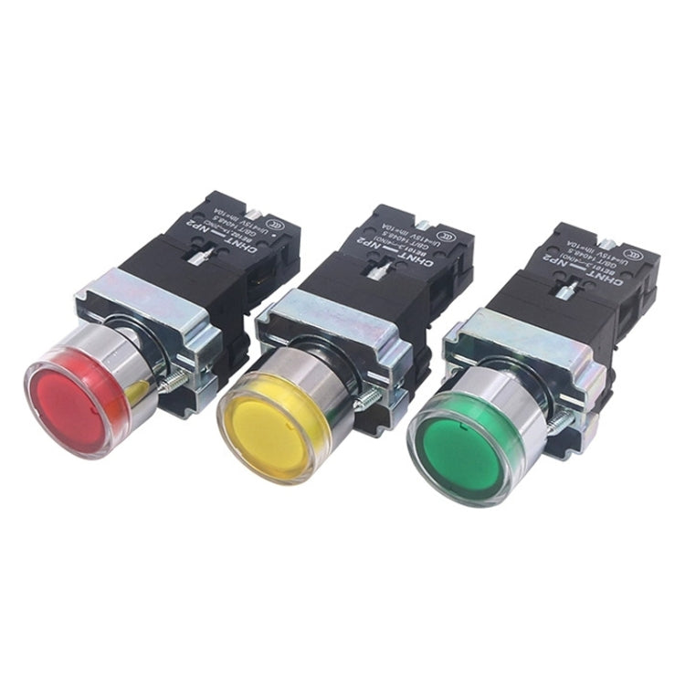 Pushbutton Switches With LED Light Silver Alloy Contact Push Button