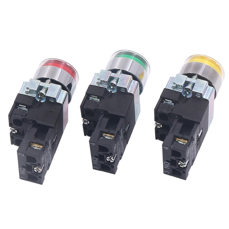 Pushbutton Switches With LED Light Silver Alloy Contact Push Button