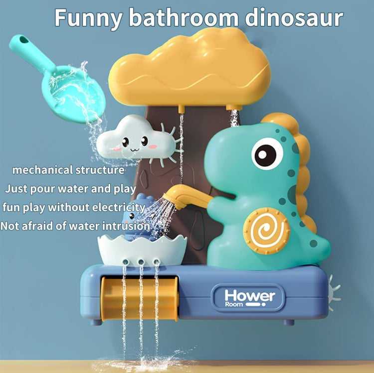 Cute Dinosaur Bathtub Water Toys Spin Water Spray Bath Toys for Toddlers Reluova