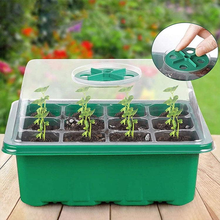 1pcs/set 12-hole Thickened Adjustable Breathable Cover Seedling Box-Reluova