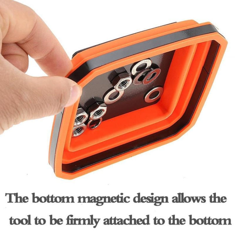 Square Silicone Foldable Magnetic Parts Tray For Small Parts And Tools My Store