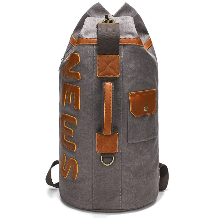 Canvas Large Capacity Casual Men Backpack Retro Outdoor Multifunctional Travel Bag Reluova