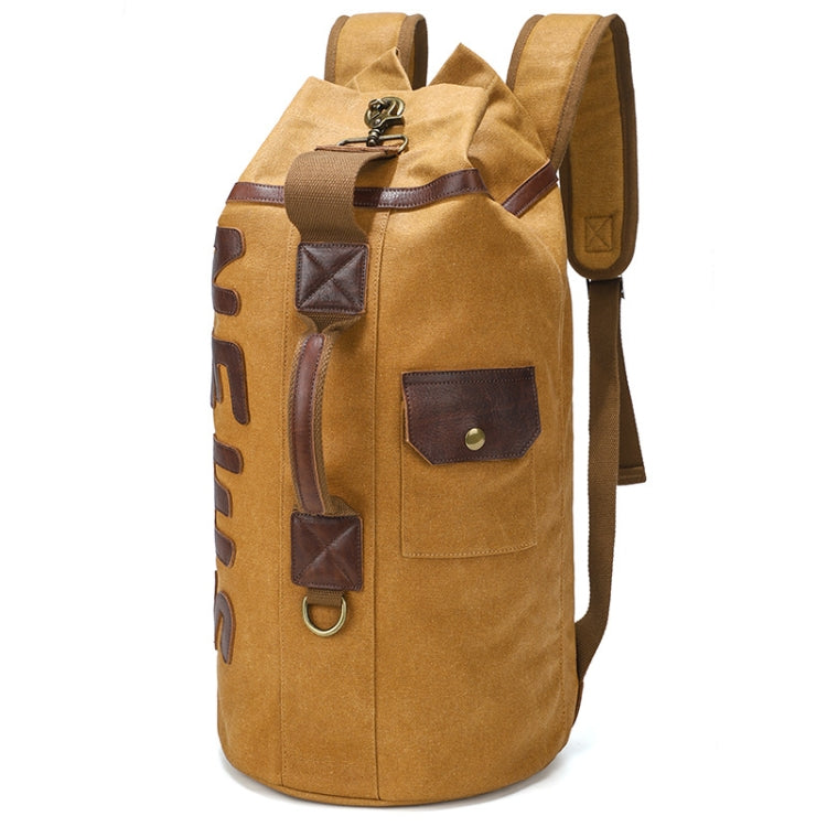 Canvas Large Capacity Casual Men Backpack Retro Outdoor Multifunctional Travel Bag