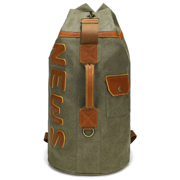 Canvas Large Capacity Casual Men Backpack Retro Outdoor Multifunctional Travel Bag Reluova