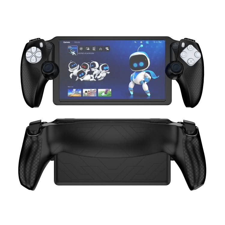 For Sony PS Portal Game Console Silicone Protective Cover Oil Spray All-Inclusive Protective Case Reluova