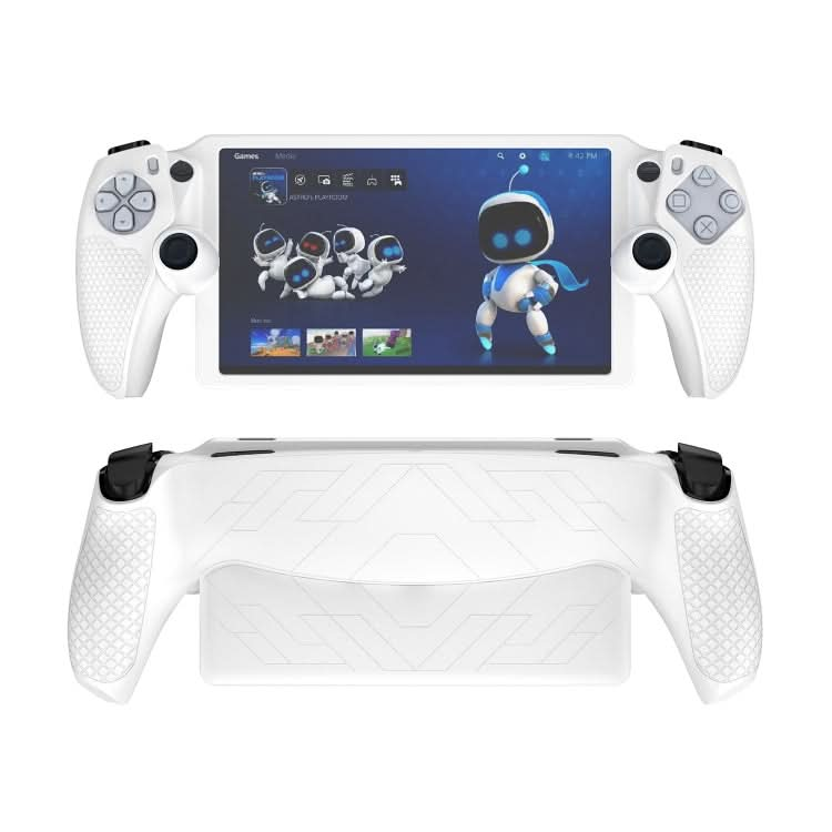 For Sony PS Portal Game Console Silicone Protective Cover Oil Spray All-Inclusive Protective Case Reluova