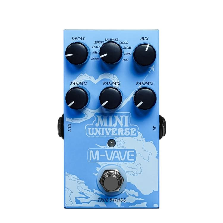 M-VAVE Guitar Monoblock Effects Digital Modeling Reverb Effects Reluova