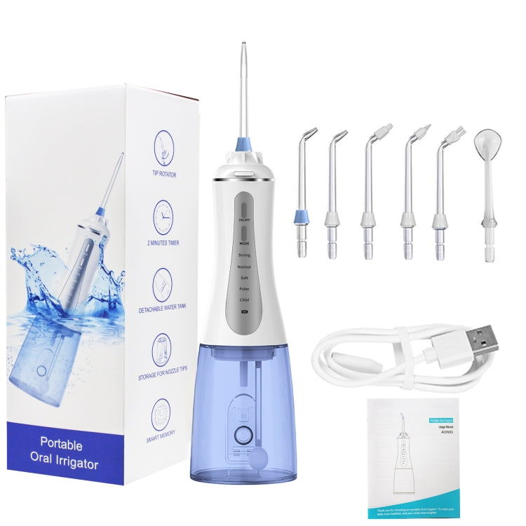 350ML Water Tank Oral Irrigator Rechargeable 5 Gear Adustable Water Flosser My Store