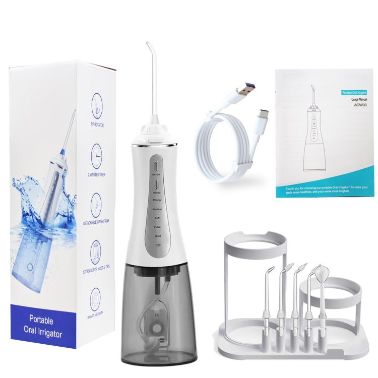 350ML Water Tank Oral Irrigator Rechargeable 5 Gear Adustable Water Flosser My Store