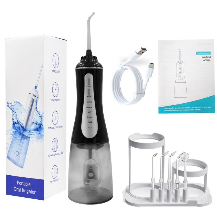 350ML Water Tank Oral Irrigator Rechargeable 5 Gear Adustable Water Flosser My Store