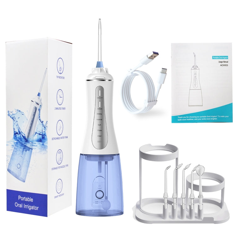 350ML Water Tank Oral Irrigator Rechargeable 5 Gear Adustable Water Flosser My Store