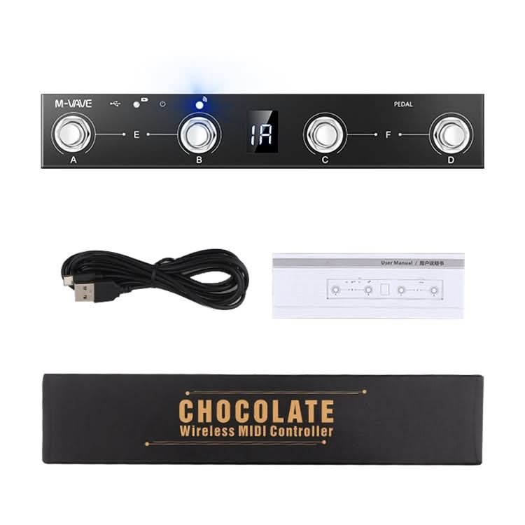 M-VAVE MIDI Bluetooth Controller MIDI Pedal Page Turner Multifunctional Musical Instrument Accessories Reluova