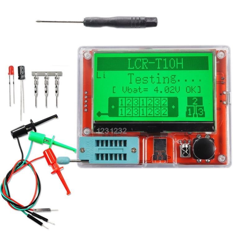 LCR-T10H Transistor Tester TFT Display For Diode Triode Capacitor Resistor Test Reluova