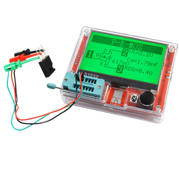 LCR-T10H Transistor Tester TFT Display For Diode Triode Capacitor Resistor Test Reluova