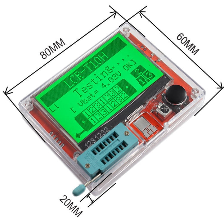 LCR-T10H Transistor Tester TFT Display For Diode Triode Capacitor Resistor Test Reluova