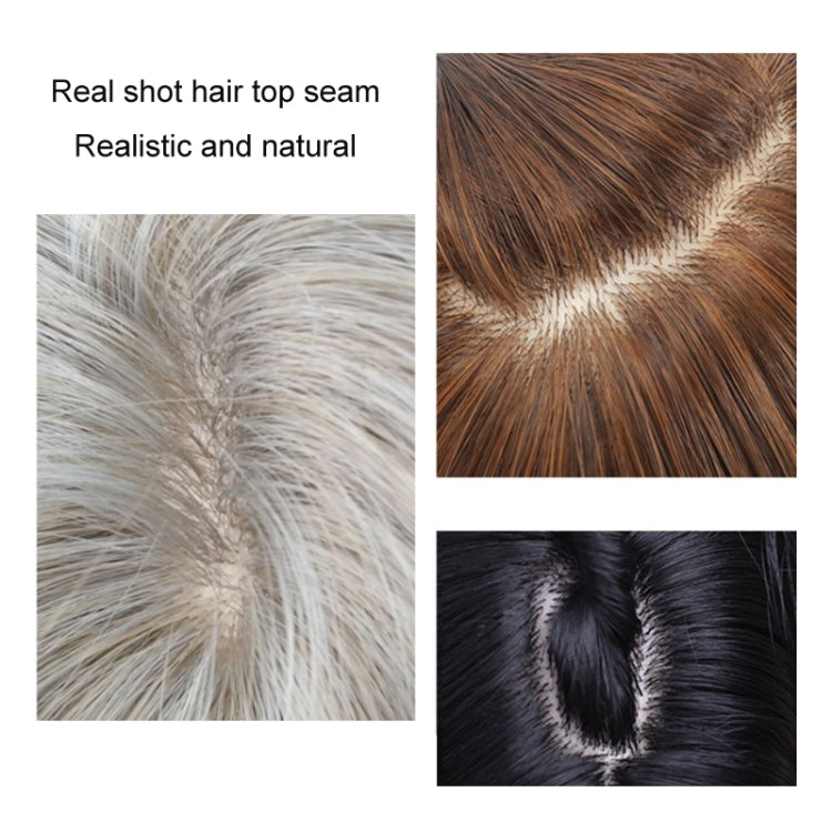 Gradient Long Straight Hair Chemical Fiber High Temperature Silk Wig with Bangs My Store