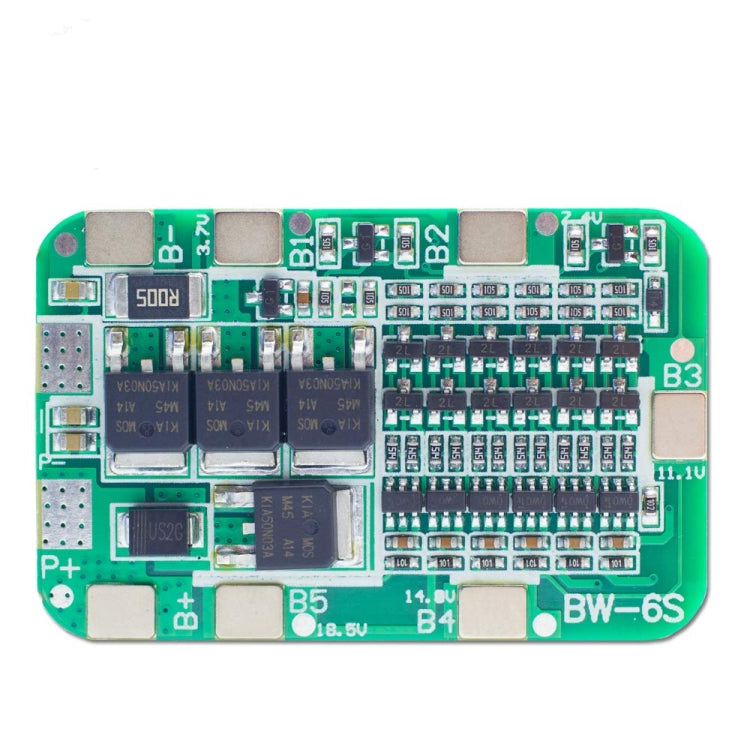 6 String 22/24V 18650 Lithium Battery Protection Board Reluova