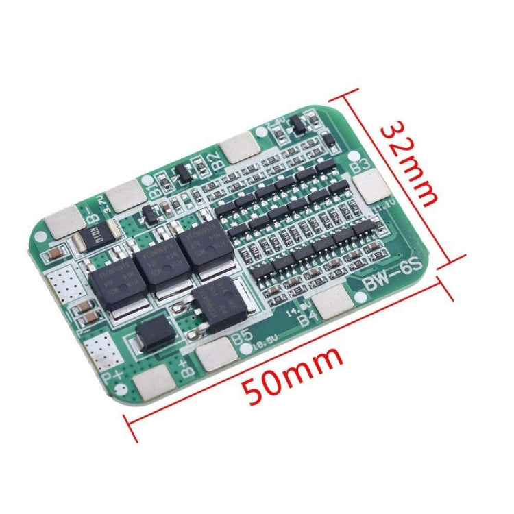 6 String 22/24V 18650 Lithium Battery Protection Board Reluova