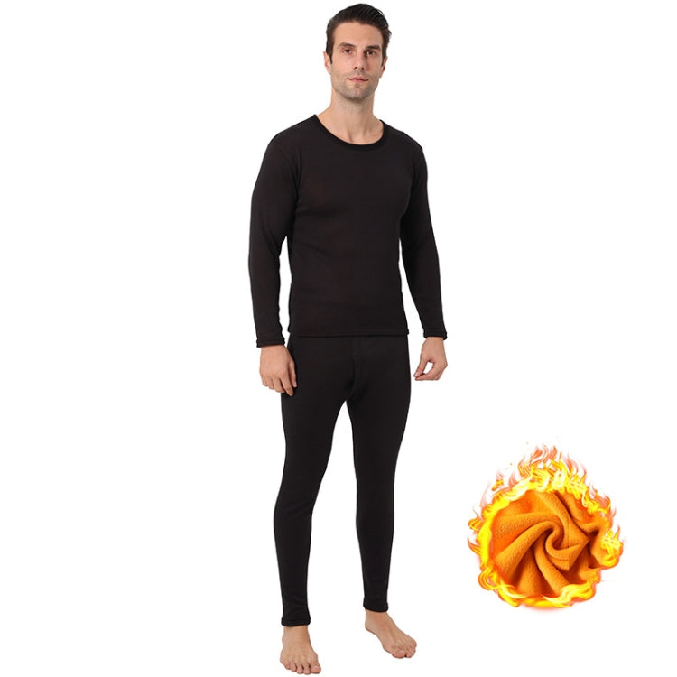 Men Women Gold Velvet Thickened Cold-Proof Thermal Underwear Set My Store