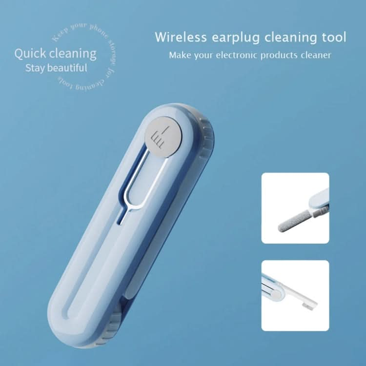 Bluetooth Earphone Cleaning Artifact Phone Dust Removal Tool Multi-Function Cleaning Brush