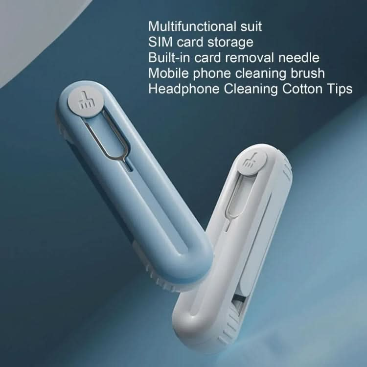 Bluetooth Earphone Cleaning Artifact Phone Dust Removal Tool Multi-Function Cleaning Brush