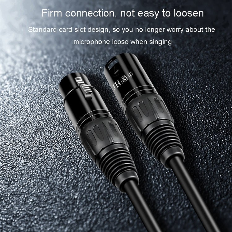 JINGHUA Microphone Cable XLR Male To Female Balanced Cable Mixing Console Amplifier Audio Cable Reluova