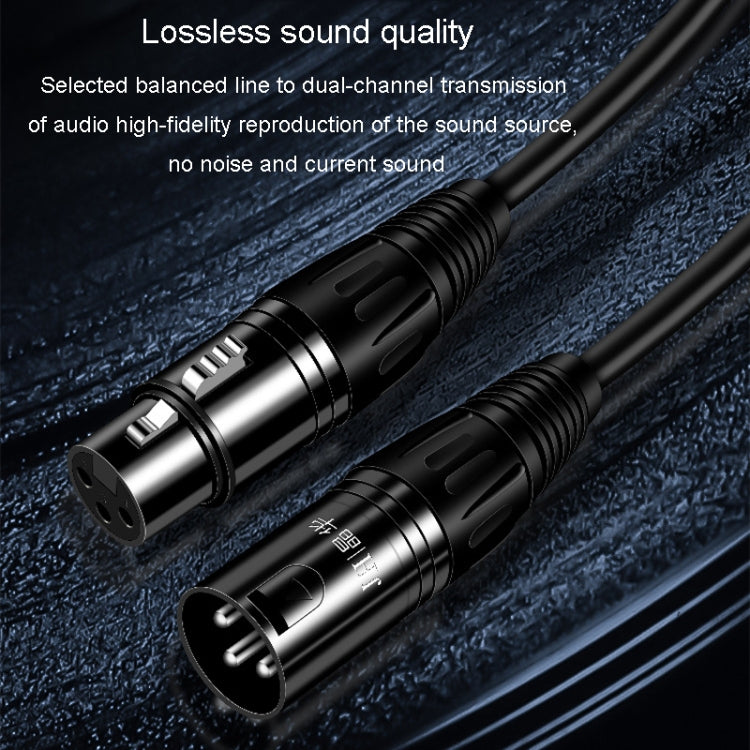 JINGHUA Microphone Cable XLR Male To Female Balanced Cable Mixing Console Amplifier Audio Cable Reluova