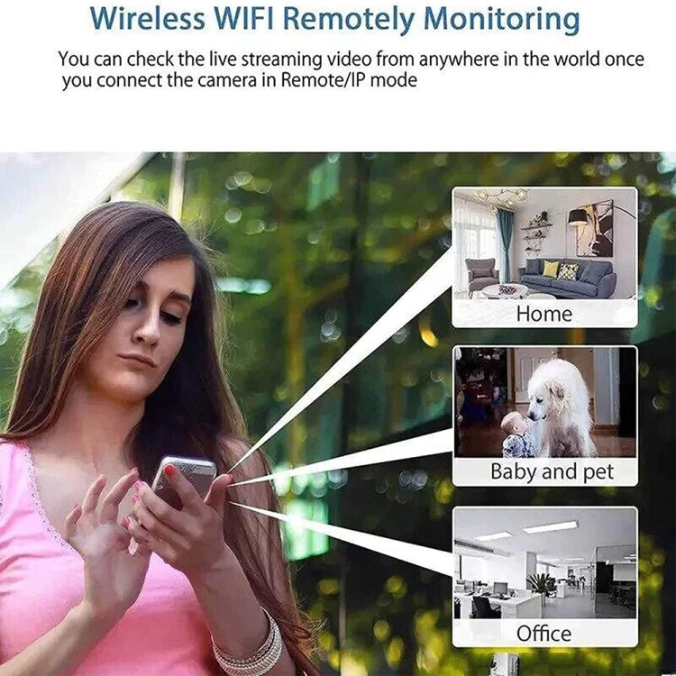 2 Million Pixel HD Home Smart WIFI Remote Mini 1080P Surveillance Camera-Reluova