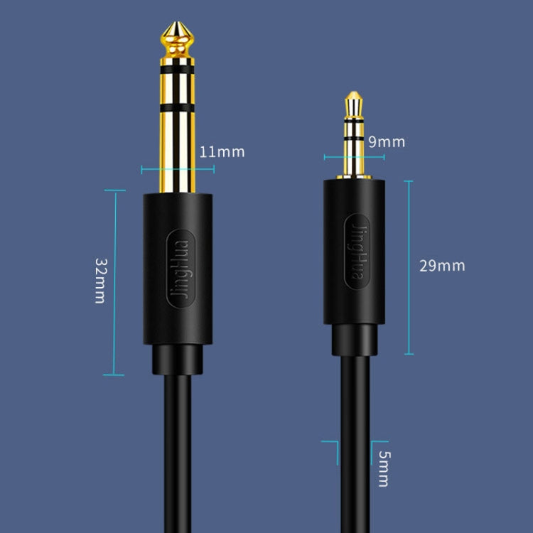 JINGHUA 3.5mm To 6.5mm Audio Cable Amplifier Guitar 6.35mm Cable Reluova