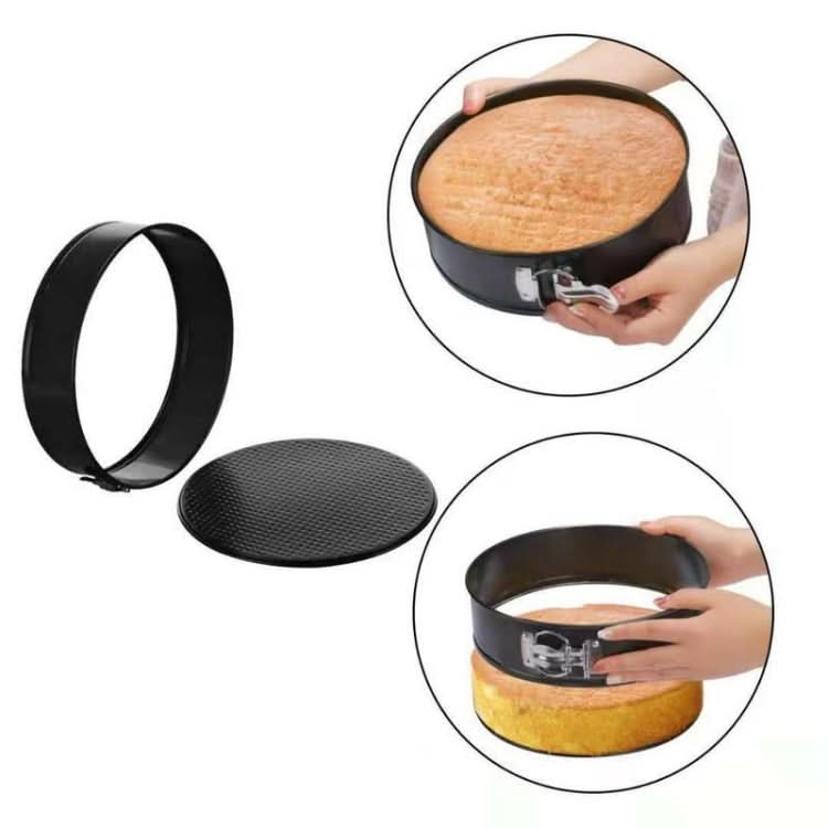 4 In 1 4 Inch /7 Inch /9 Inch /10 Inch  1 Heart and 3 Round Bakeware Cake Molds Baking Pans-Reluova