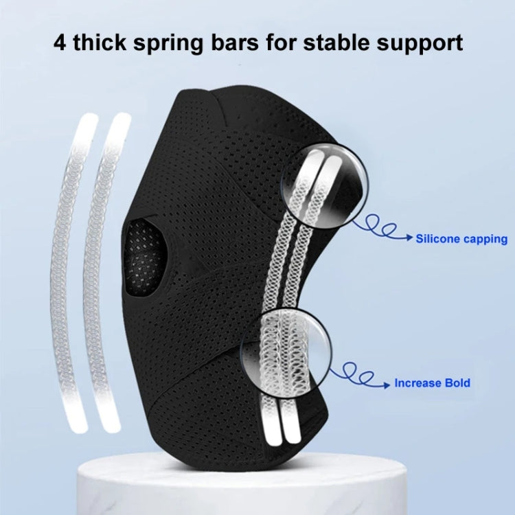 4th Generation Breathable Knee Guard Adjustable Thin Sports Running Cycling Mountaineering Meniscus Knee Joint Patella Strap