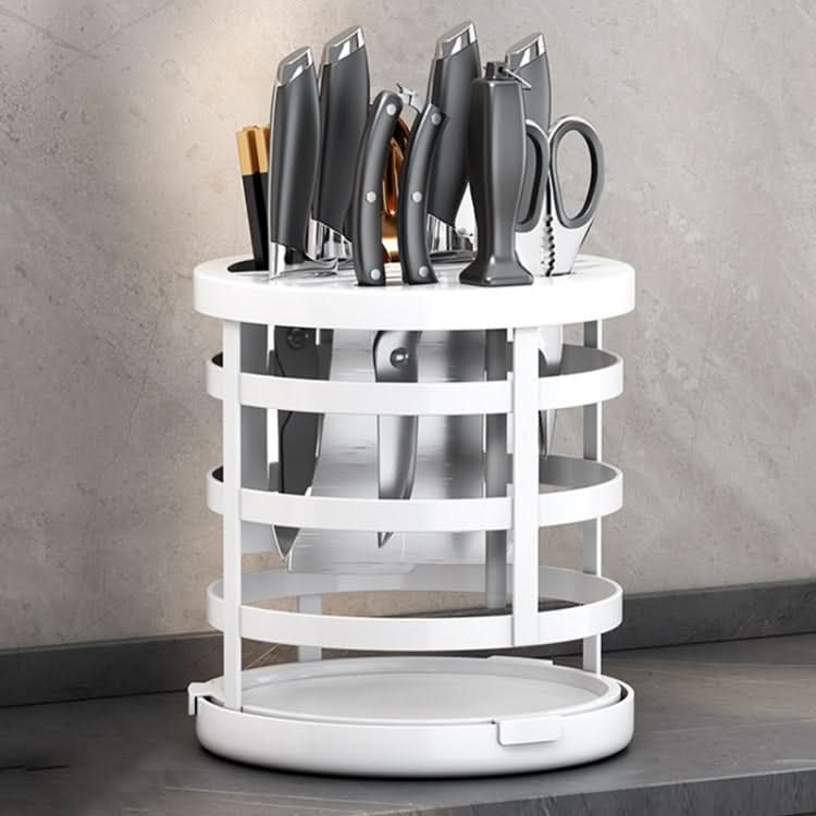 Home Thicken Knife Organizer Chopstick Cylinder Kitchen Drainage Countertop Shelf Reluova